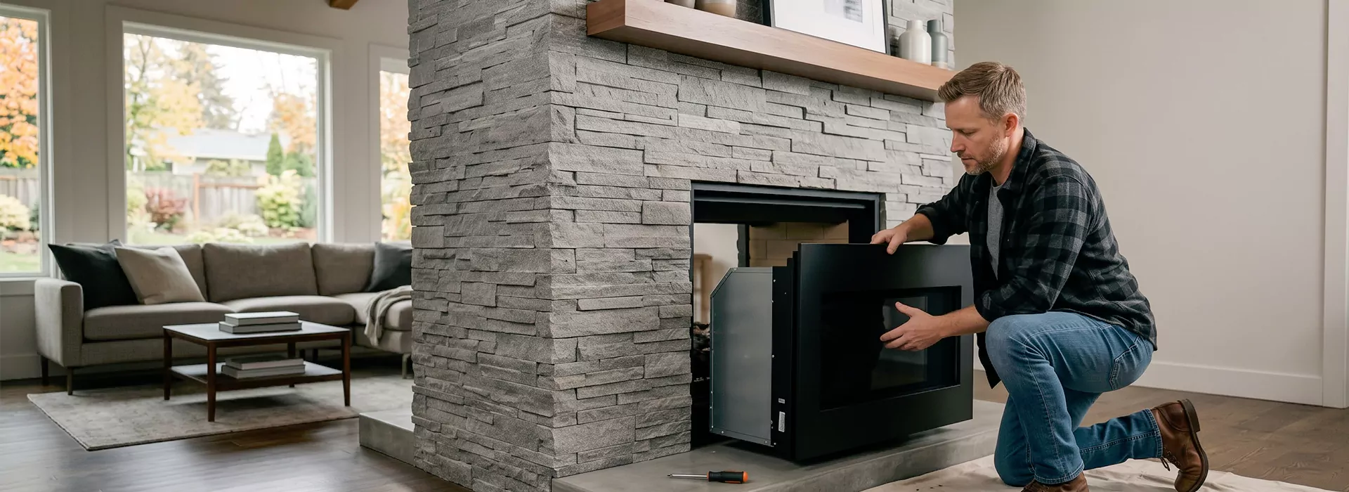 Fireplace Insert Installation Pearland, TX