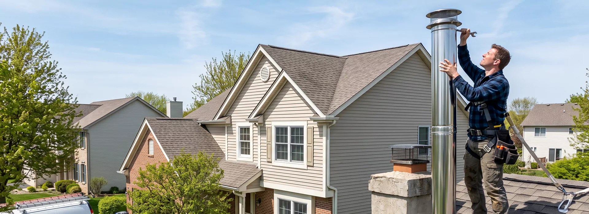 Metal Chimney Installation in Pearland