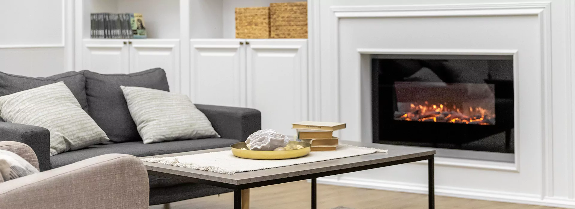 Modern Fireplace Design in Pearland, TX