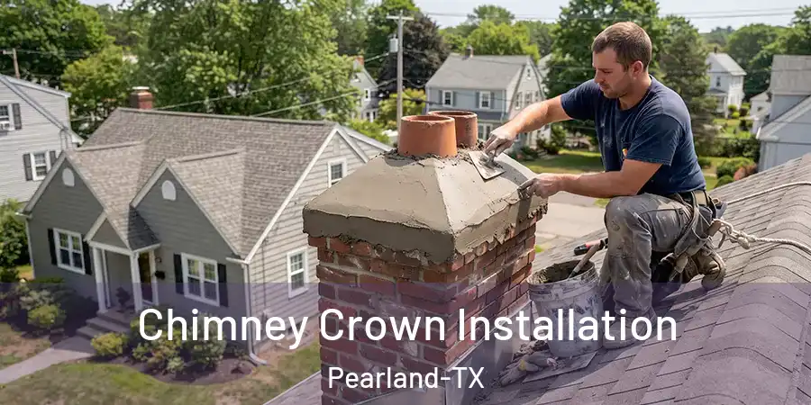 Chimney Crown Installation Pearland-TX