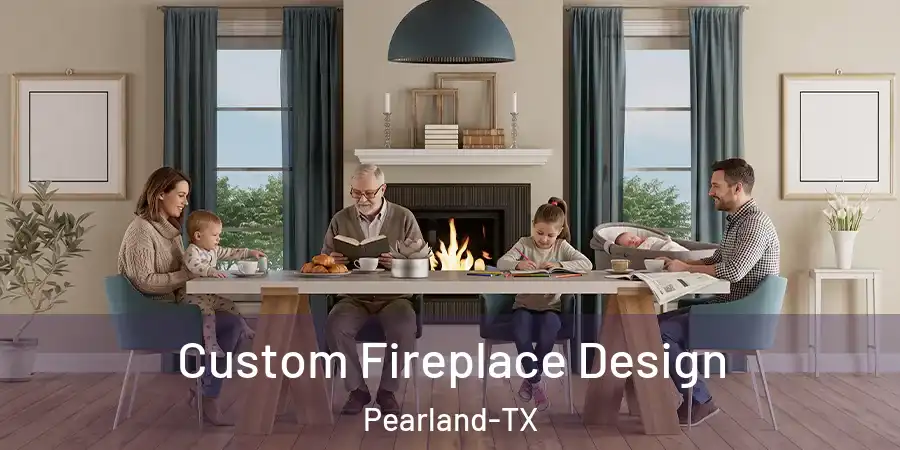  Custom Fireplace Design Pearland-TX