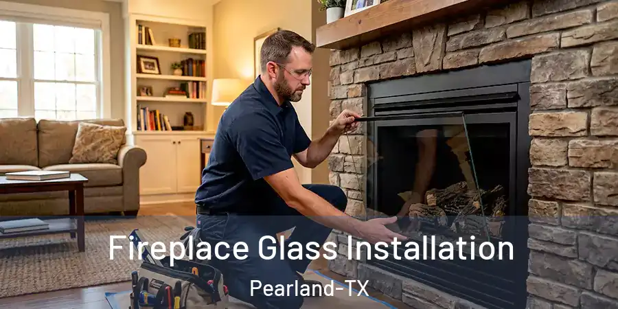 Fireplace Glass Installation Pearland-TX