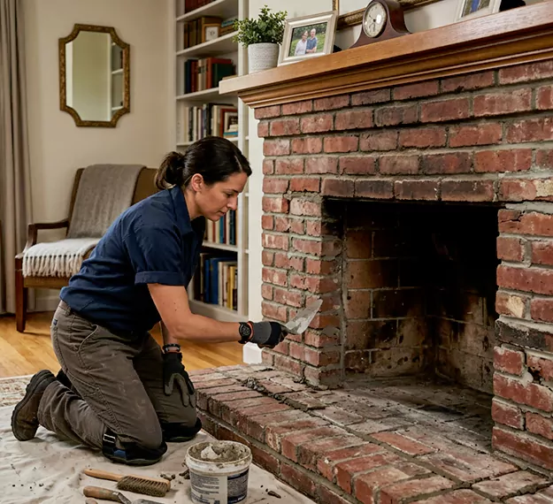 Certified Brick Fireplace Repair Company: Your Local Fireplace Masonry Repair Team in Pearland, TX