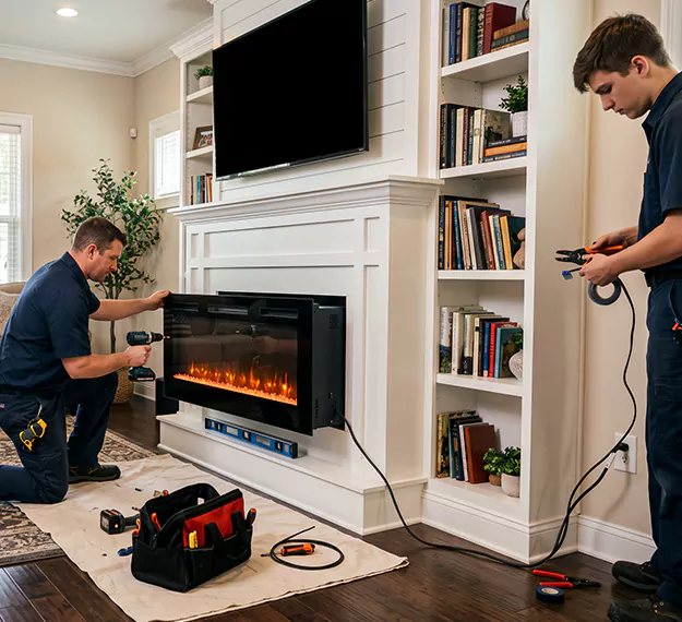 Certified Electric Fireplace Installation Company: Your Local Electric Fireplace Contractors in Pearland, TX!