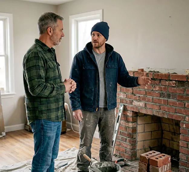 Why Pearland Homeowners Choose Our Brick Fireplace Installation Team?