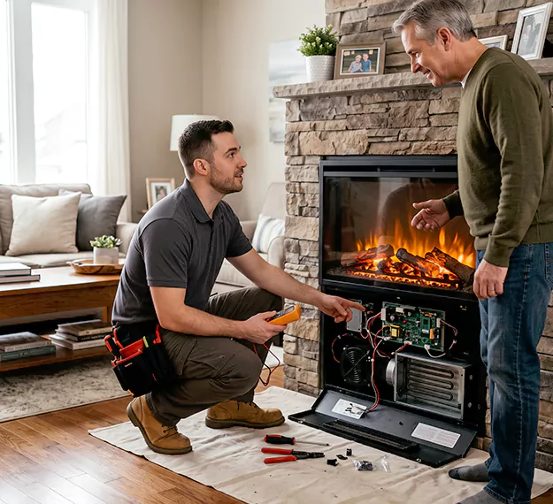 Why Pearland Homeowners Choose Our Electric Fireplace Repair Team?