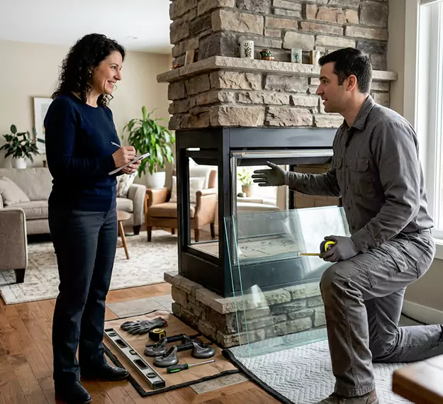 Certified Fireplace Glass Installation Company: Your Local Fireplace Glass Door Installer in Pearland, TX