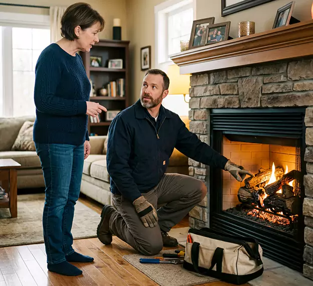 Why Pearland Homeowners Choose Our Gas Fireplace Logs Team?