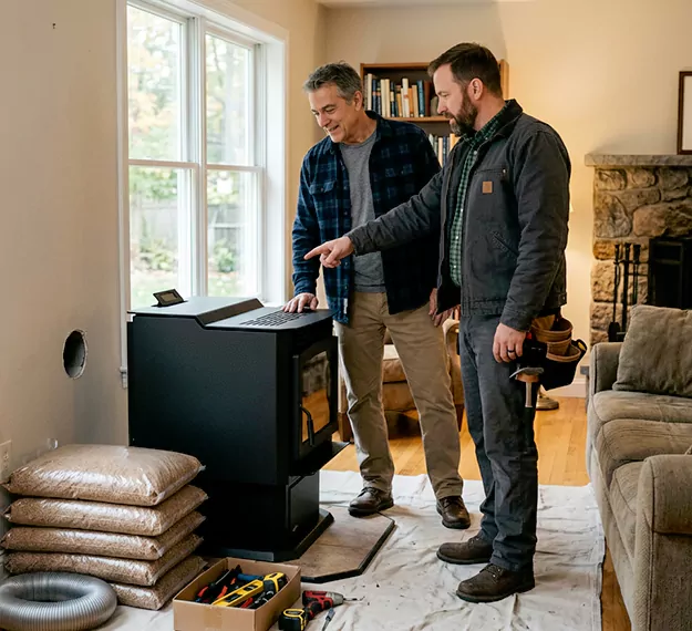 Why Pearland Homeowners Choose Our Pellet Fireplace Installation Team?