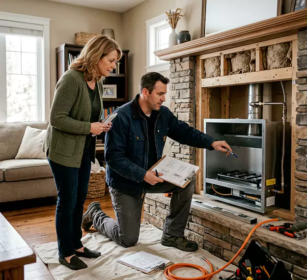Why Pearland, TX Homeowners Choose Our Propane Fireplace Installation Team?