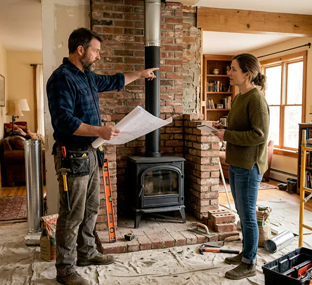 Why Pearland Homeowners Choose Our Wood Fireplace Installation Team?