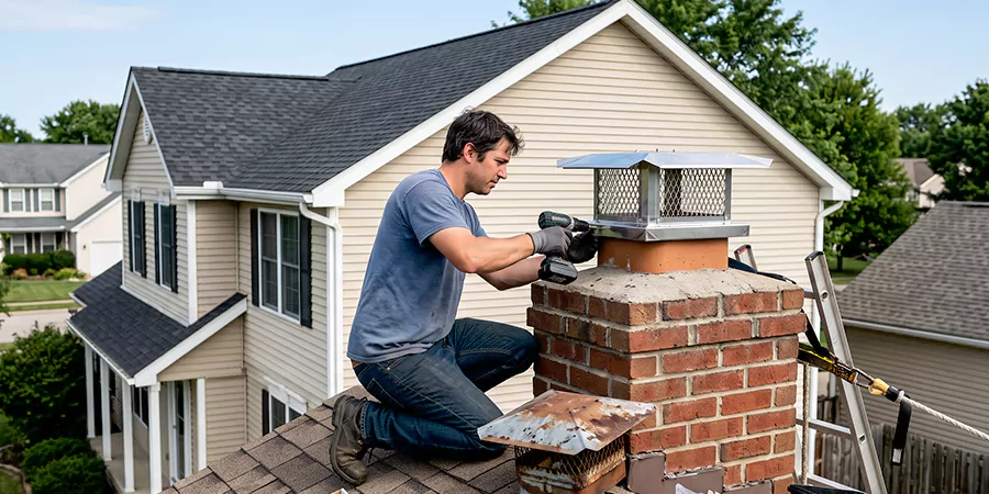 Metal Chimney Cover Replacement Pearland
