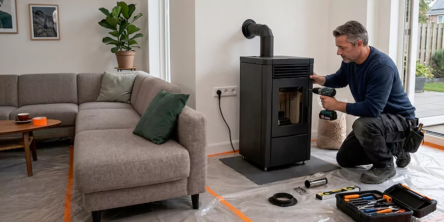 Fireplace Surround and Wall Installation Pearland