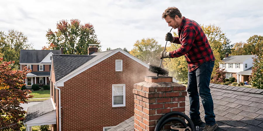 6 Inch Chimney Sweep Pearland