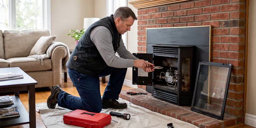 Natural Gas Fireplace Repair Pearland