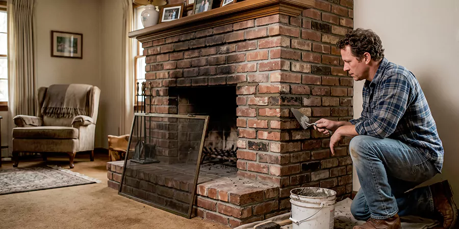 Old Fireplace Safety Repair Pearland