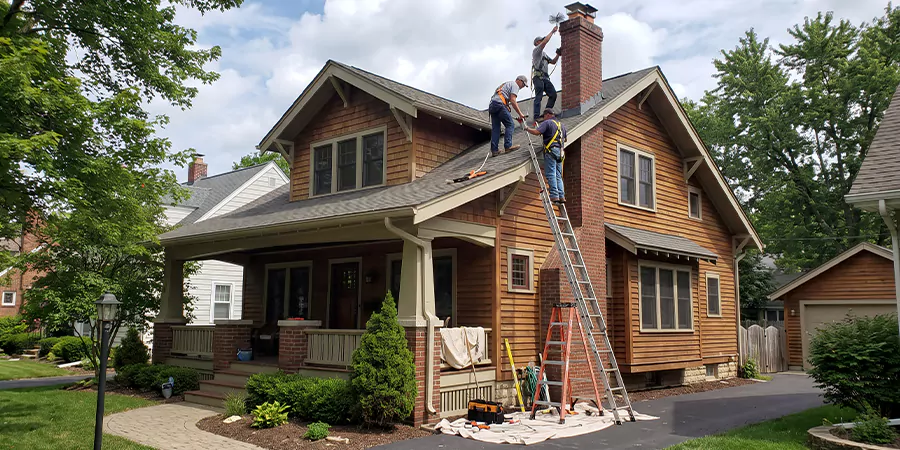 Residential Chimney Masonry Repair and Tuckpointing Pearland