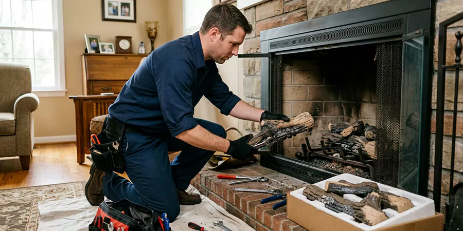 Ventless Gas Log Replacement Pearland