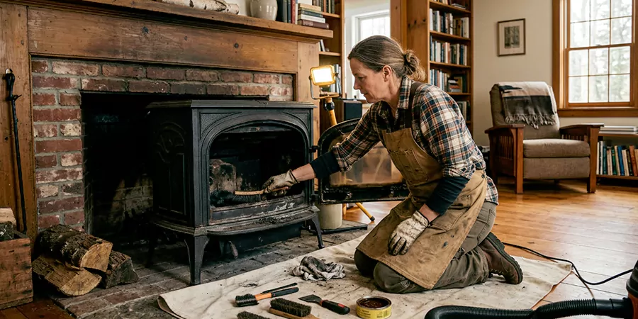 Wood Stove Restoration Pearland